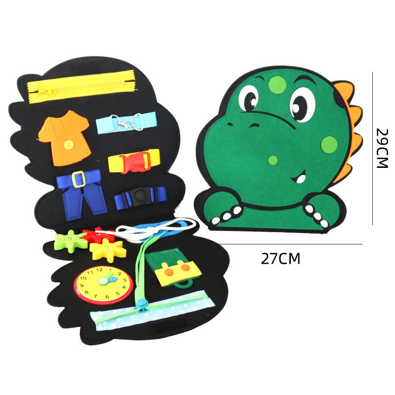 🦖Dinosaur Puzzle Busy Board