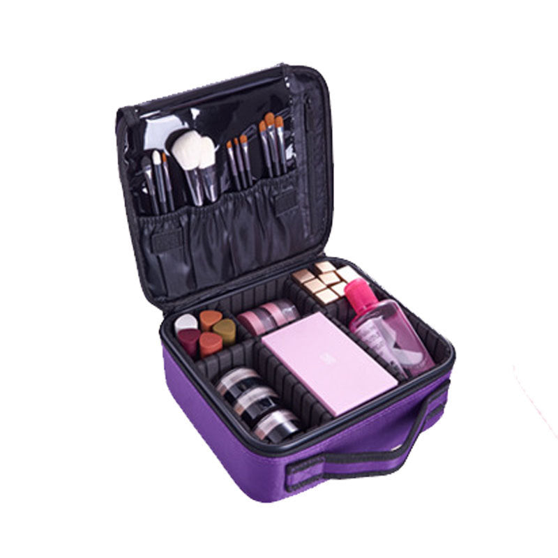 🔥hot sale🔥Makeup Cosmetic Storage Case with Adjustable Compartment