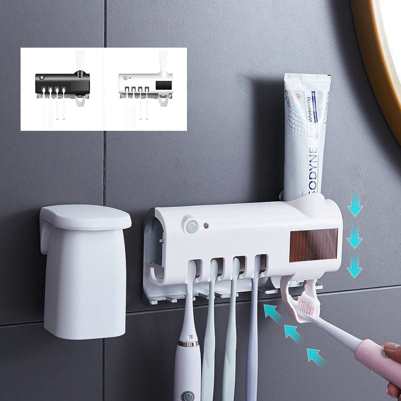 Smart UV Sterilizing Toothbrush Holder