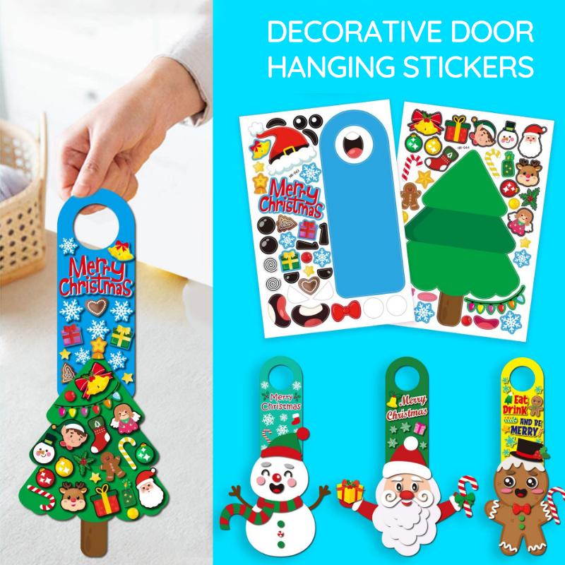 Halloween & Christmas Door Decoration Stickers