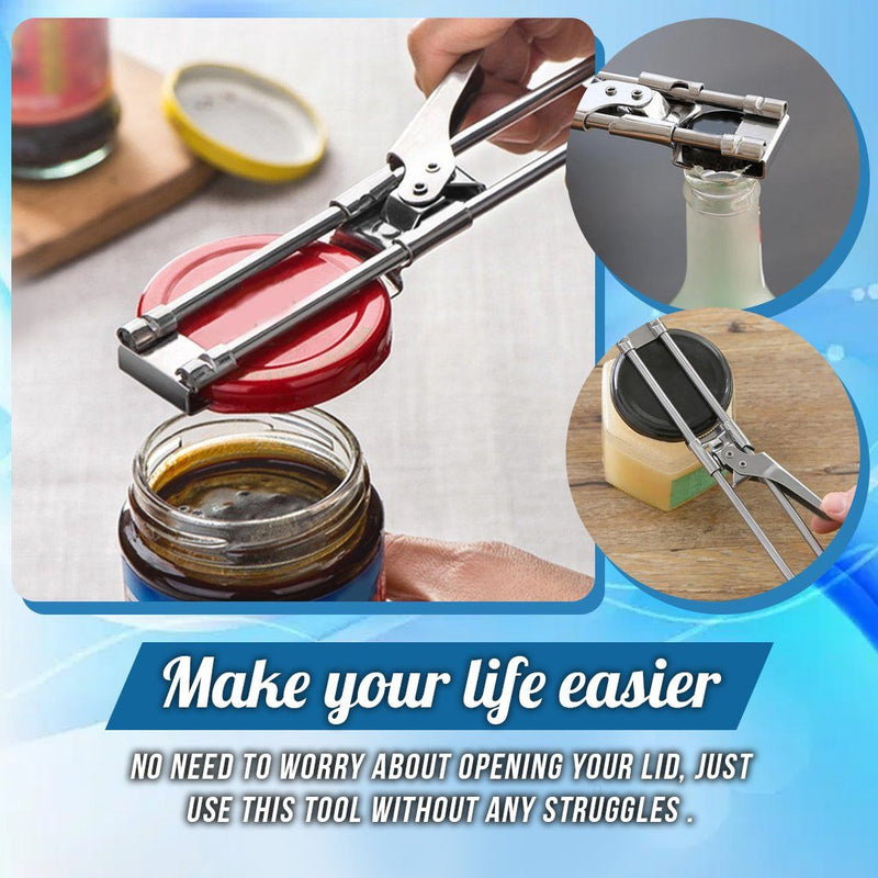 💥Adjustable Jar & Bottle Opener Multifunctional Stainless Steel Can Opener💥