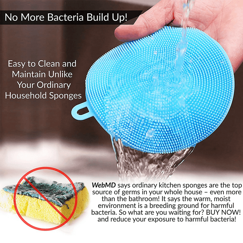 💦💯Hirundo Silicone Multi-purpose Scrubber Sponge