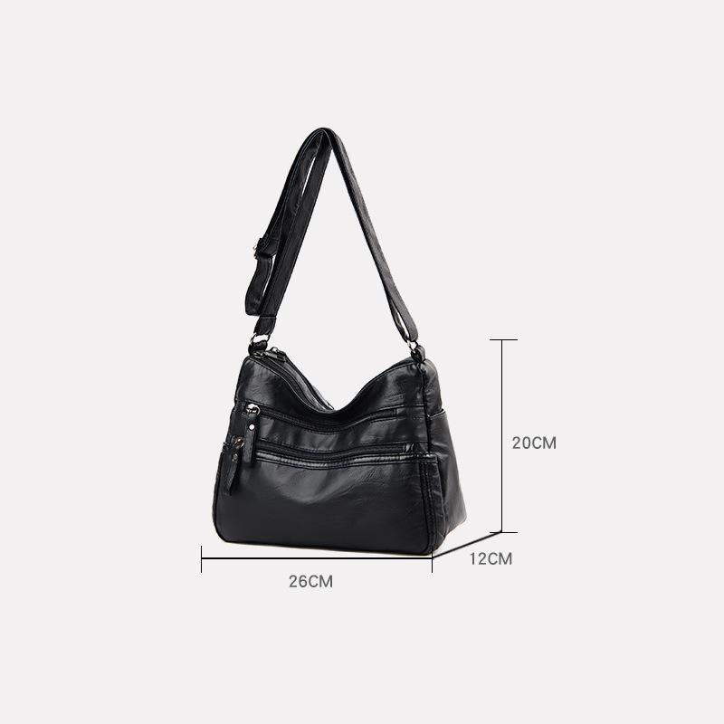 Solid Color Shoulder Bag for Women