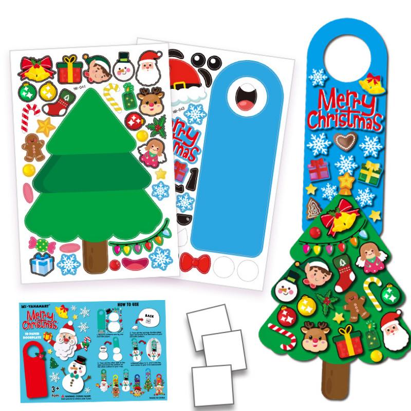 Halloween & Christmas Door Decoration Stickers