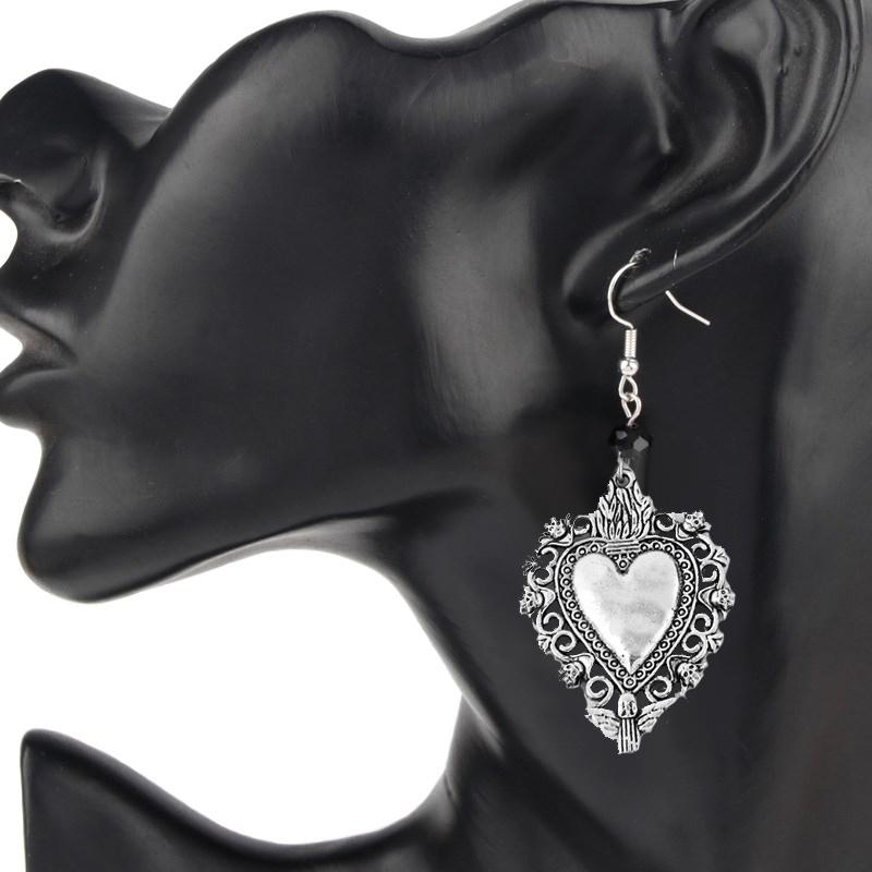 Magic Mirror Skeleton Drop Earrings