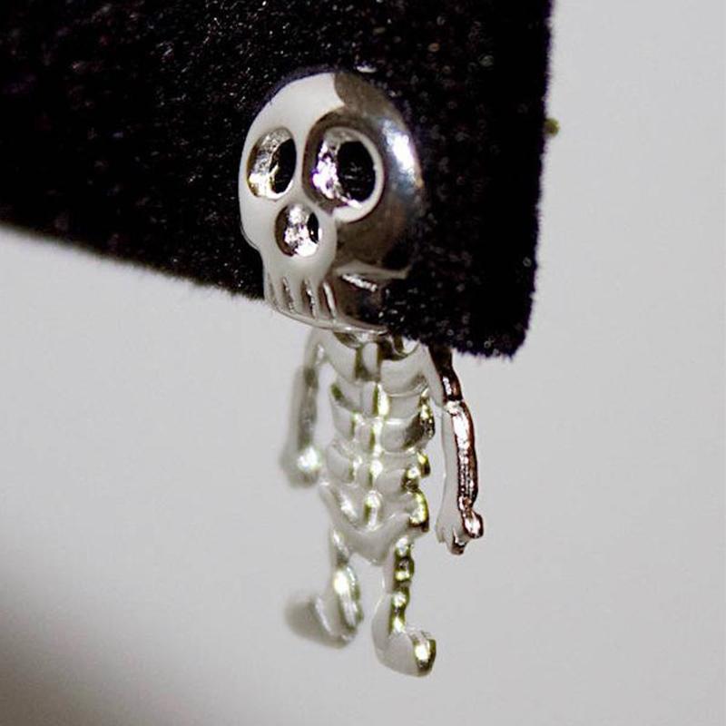 Punk Style Skull Ear Studs