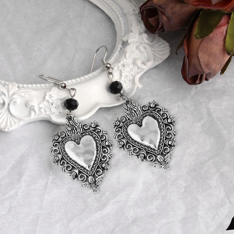 Magic Mirror Skeleton Drop Earrings