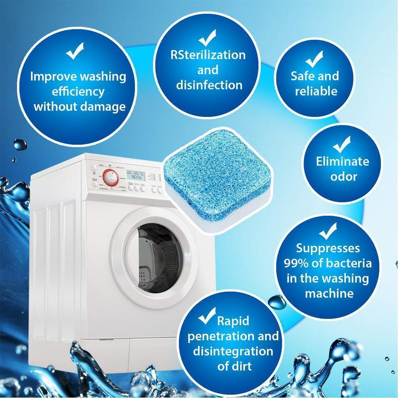 Antibacterial Washing Machine Cleaner (12PCS)