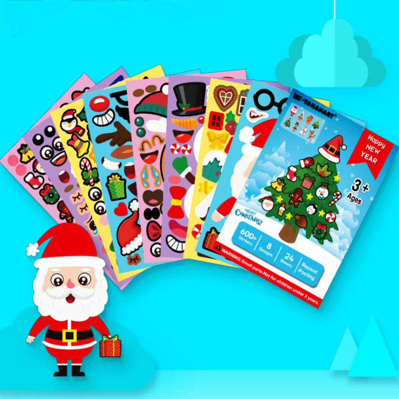 Cute Christmas Cartoon Stickers