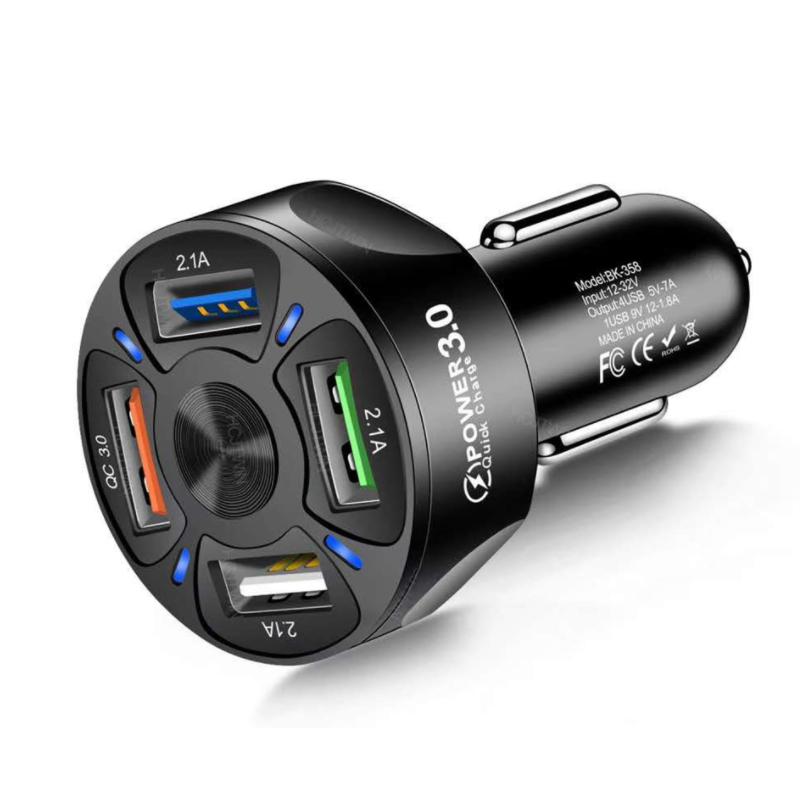 4 Ports USB Car Charge Fast Charging