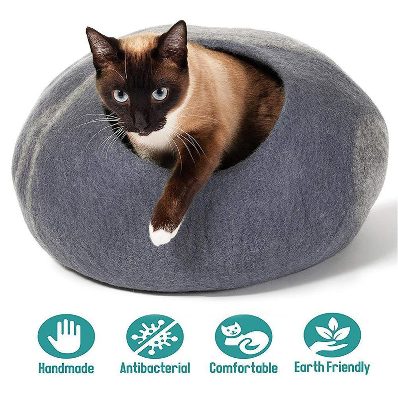 Handcrafted Cat Cave Bed