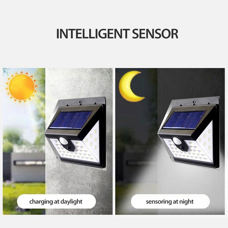 40 LED Solar Security Lights