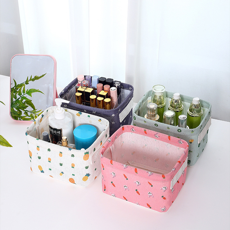 Foldable Canvas Cartoon Storage Box