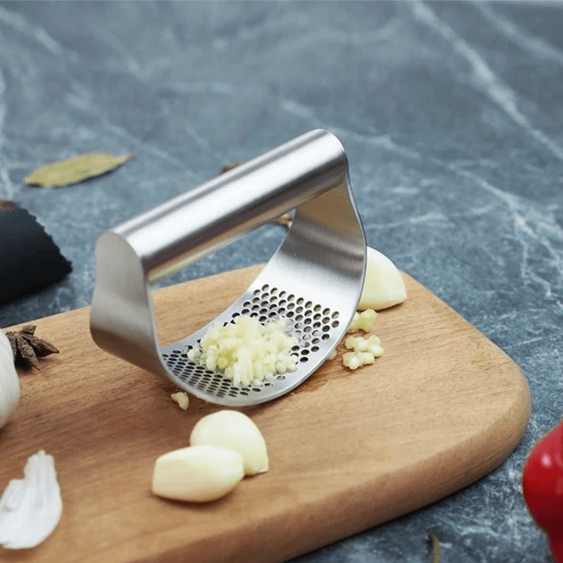 Stainless Steel Garlic Presser