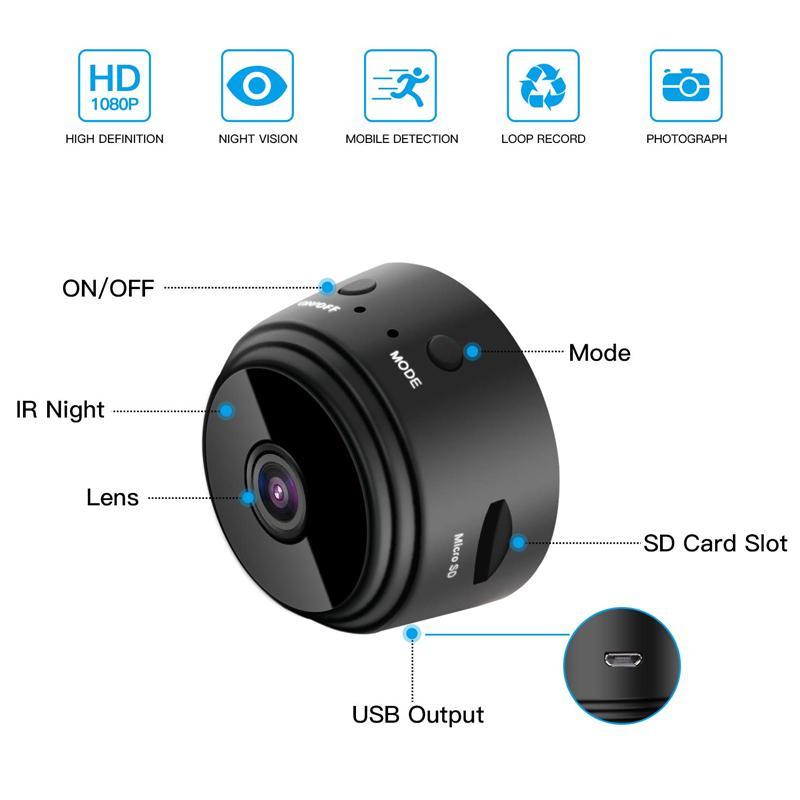 1080p HD Magnetic Wifi Camera