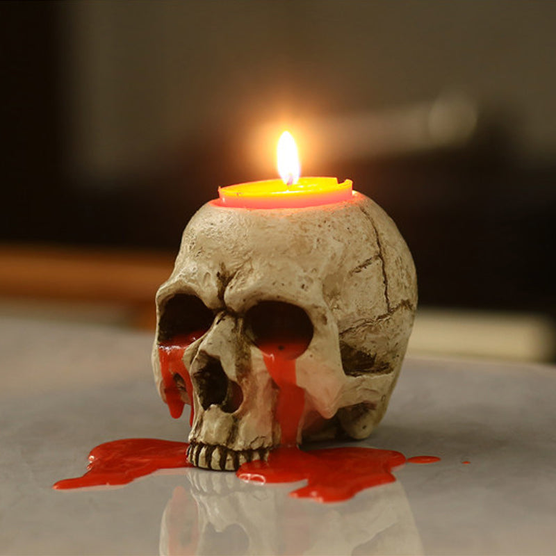 Skeleton Candlestick Holder