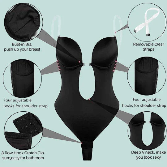 Backless Body Shaper Bra