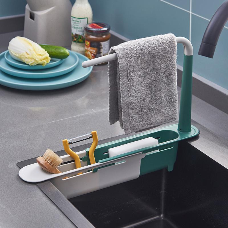 Multifunctional Kitchen Telescopic Rack