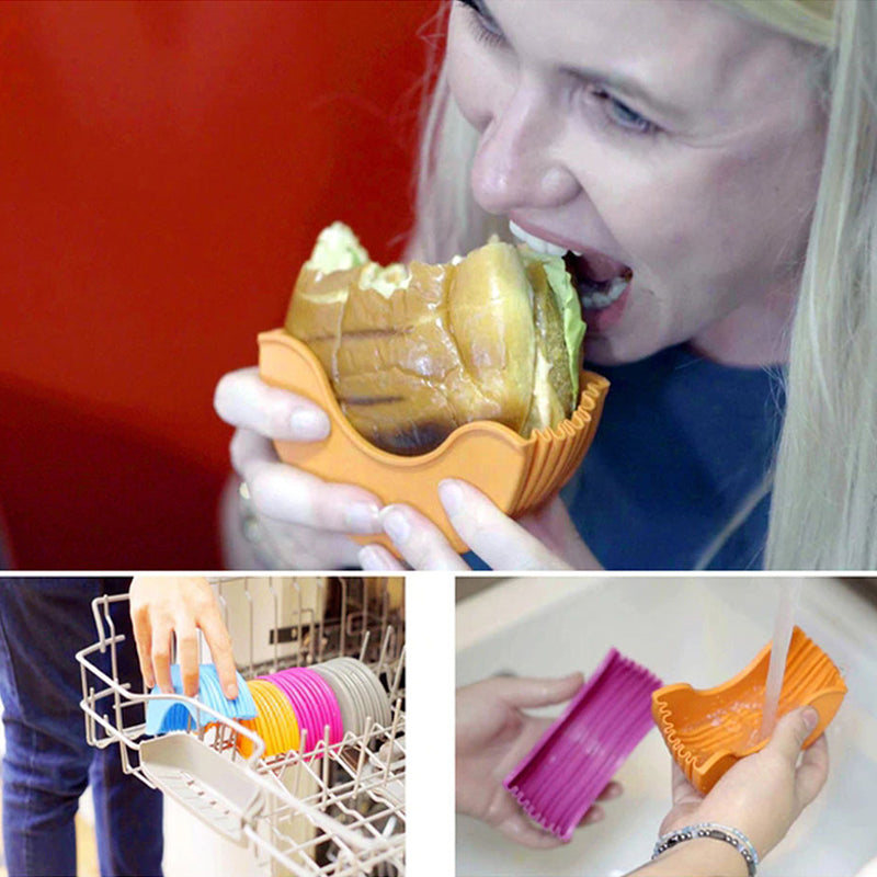 Burr-free Burger Holder