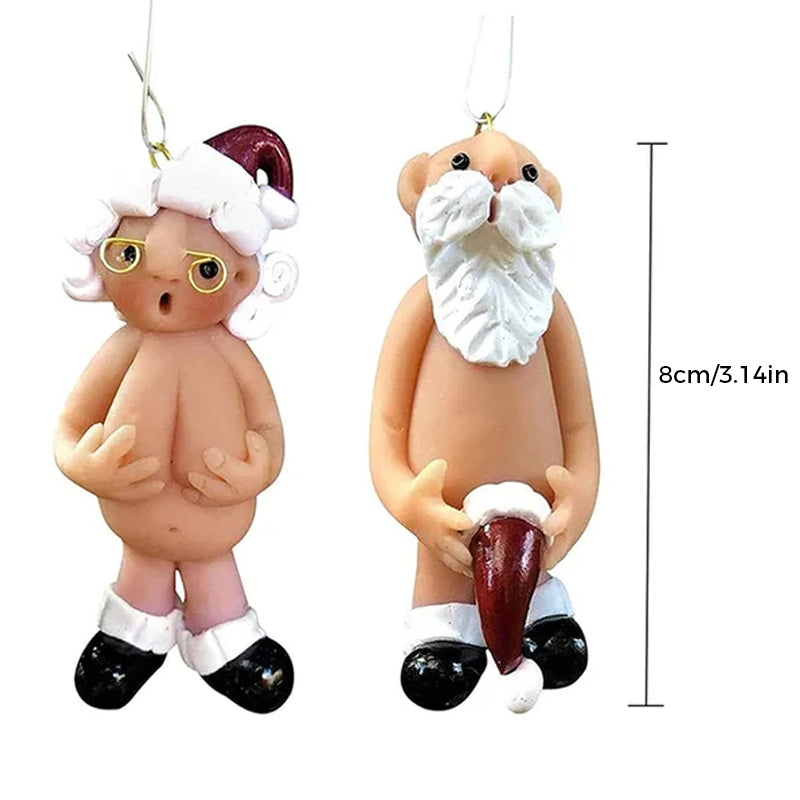 Santa Claus Pendant Resin Christmas Decoration