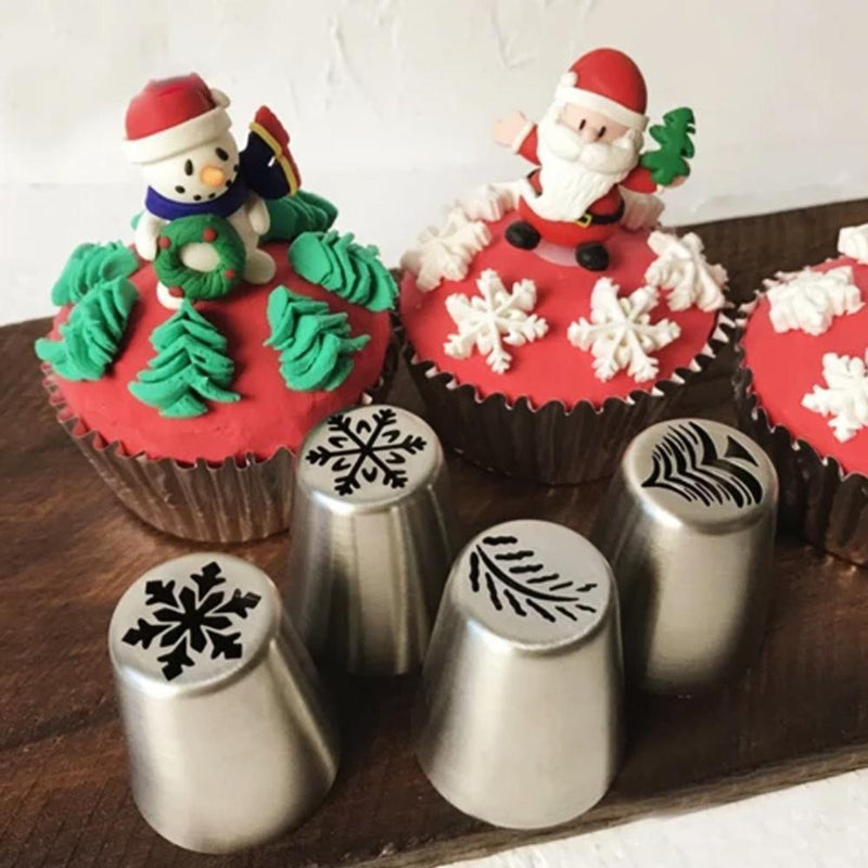 Christmas Baking Nozzles Kit