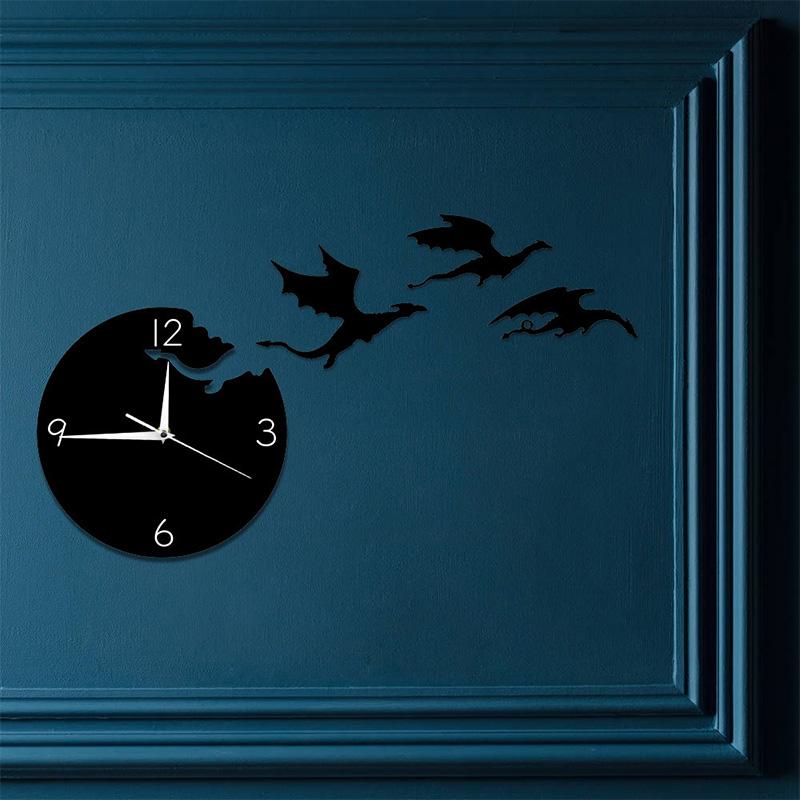 Dragon Flight Wall Clock