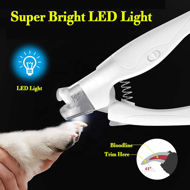 Professional LED Light Pet Nail Clippers