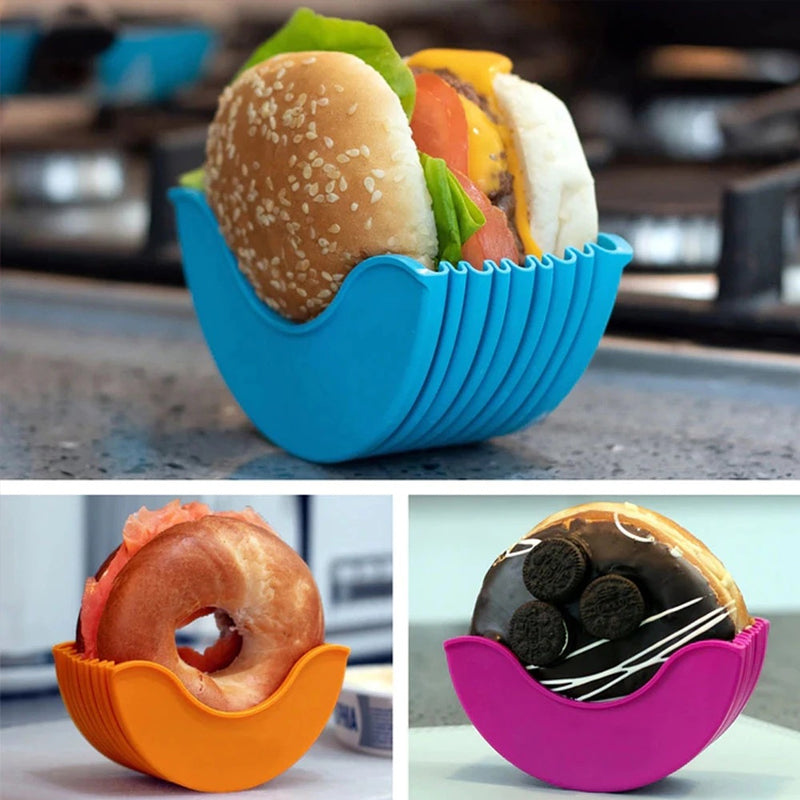 Burr-free Burger Holder