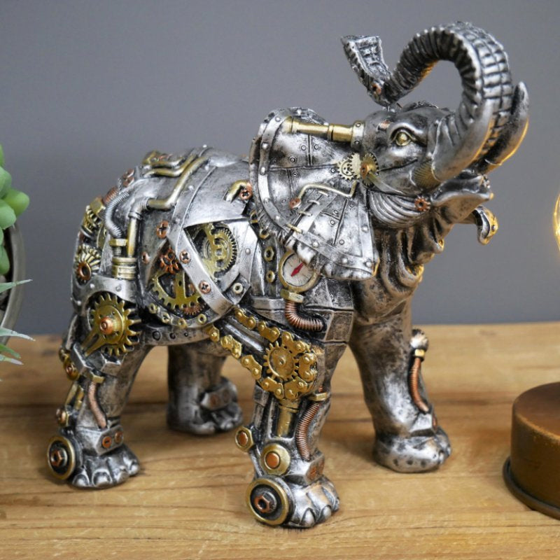 Steampunk Mechanical Animal Sculpture Collectible Resin Ornaments