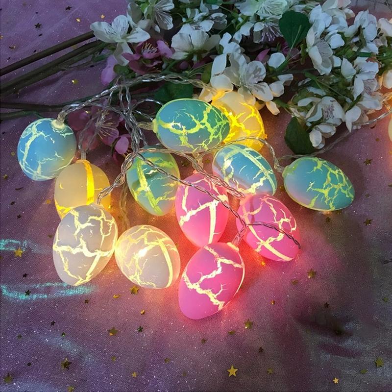 Colorful Egg String Lights