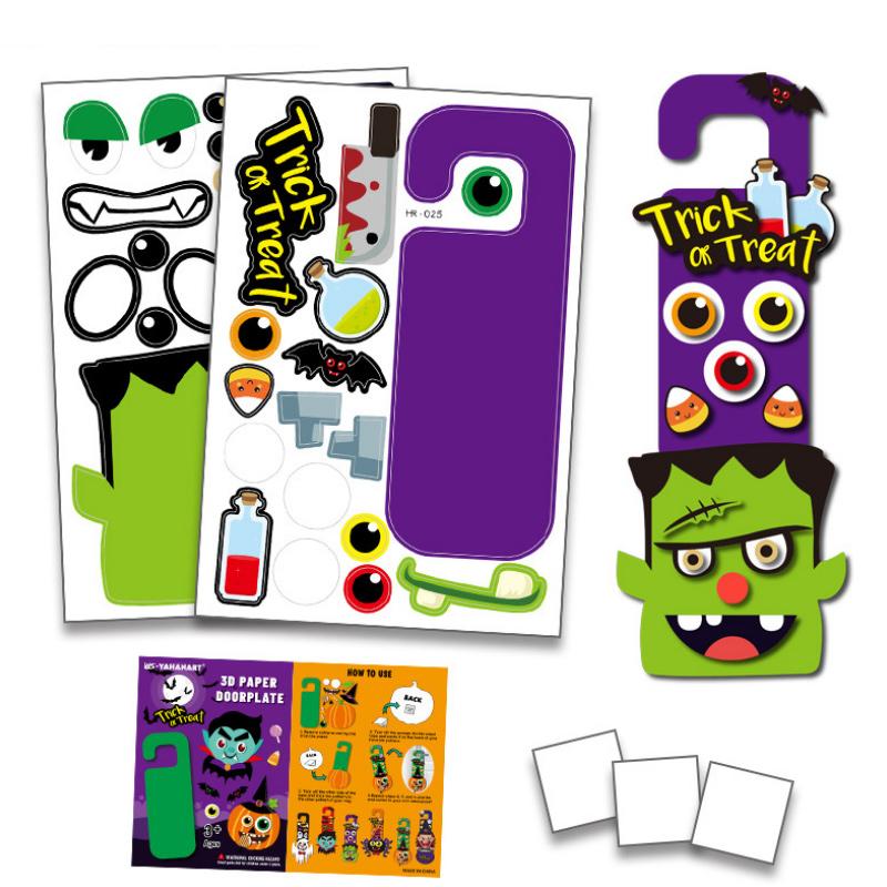 Halloween & Christmas Door Decoration Stickers