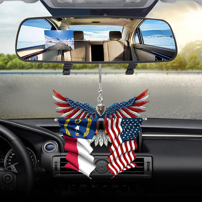 Eagle Flag Hanging Ornament for Car