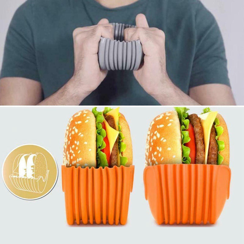 Burr-free Burger Holder