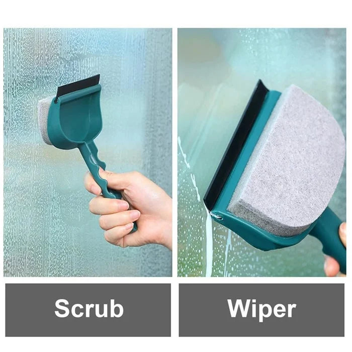 2 in 1 Wiper Glass Cleaning Brush