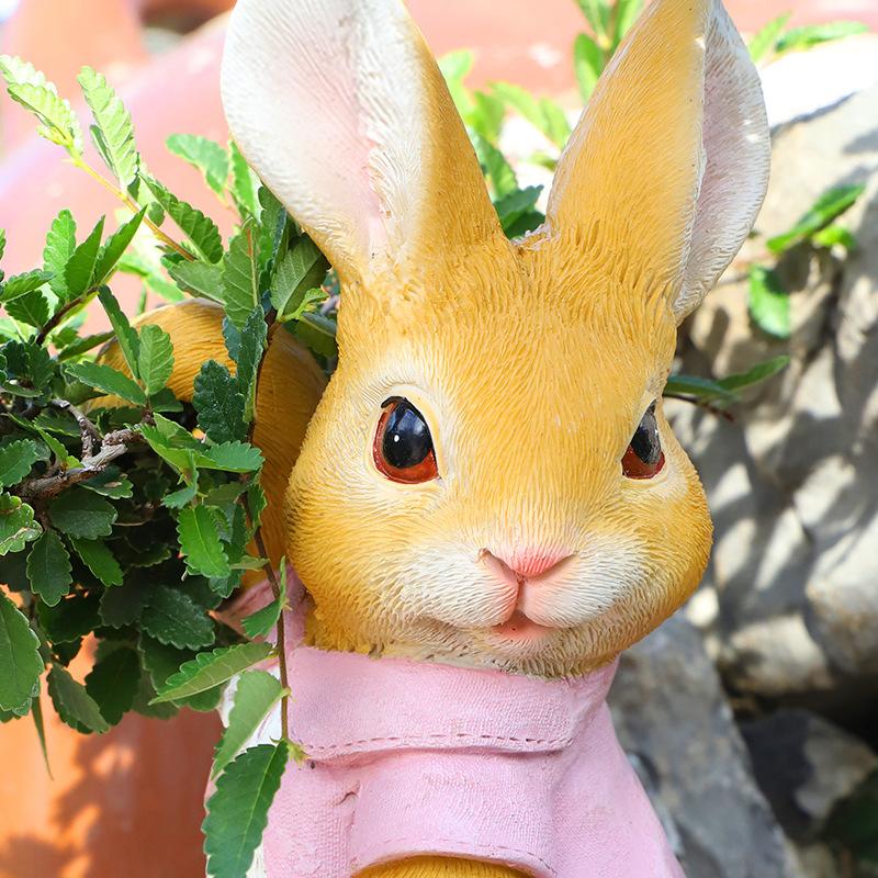 Garden Cartoon Rabbit Hanging Ornament