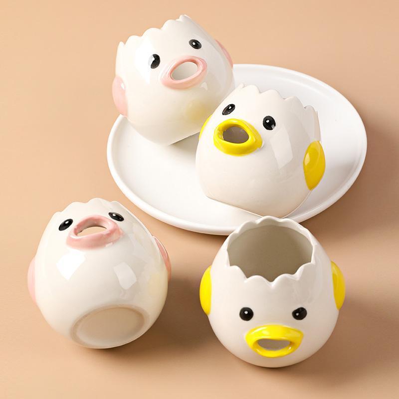 Cartoon Egg Yolk White Separator