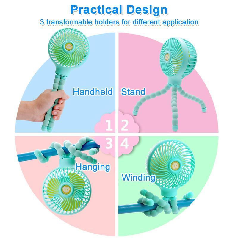 Mini Deformable Portable Fan