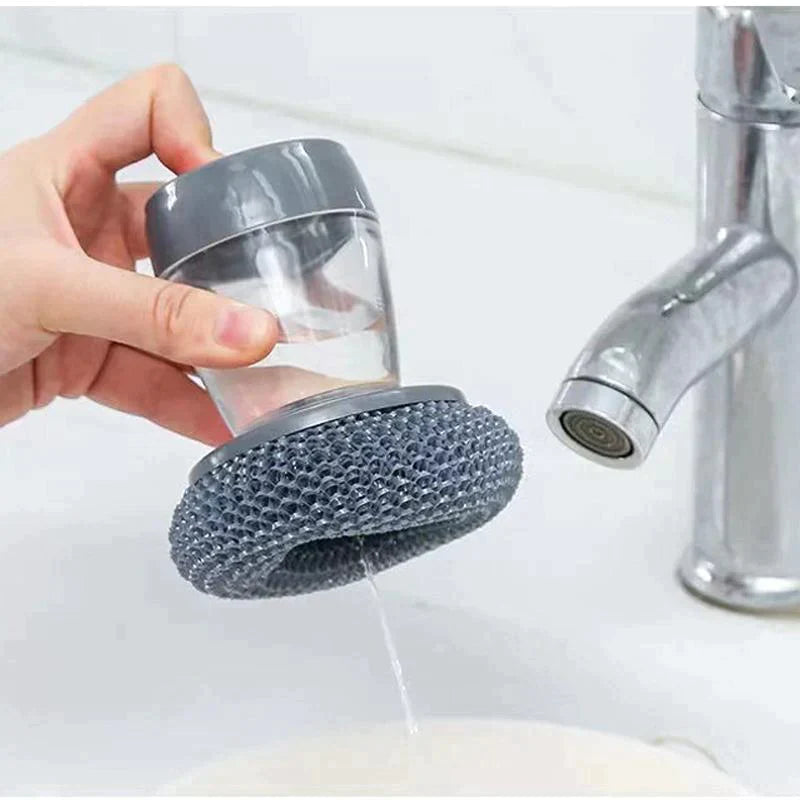 🔥 hot sale 🔥Kitchen Soap Press Dispensing Palm Brush