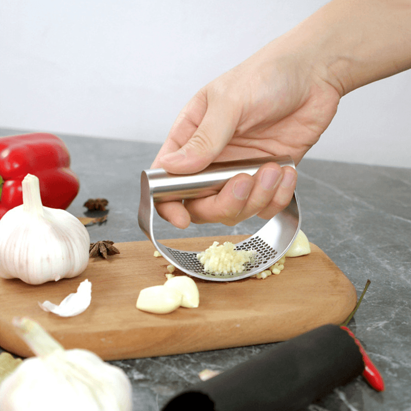 Stainless Steel Garlic Presser