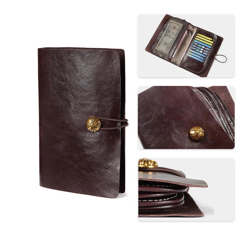 Men Vintage Card Holder Long Wallet