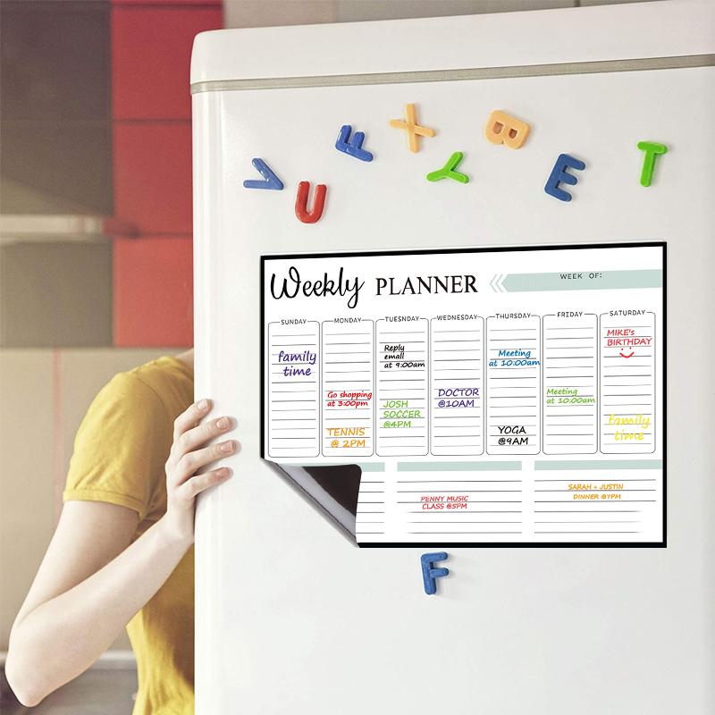 Refrigerator Magnet Calendar Sticker