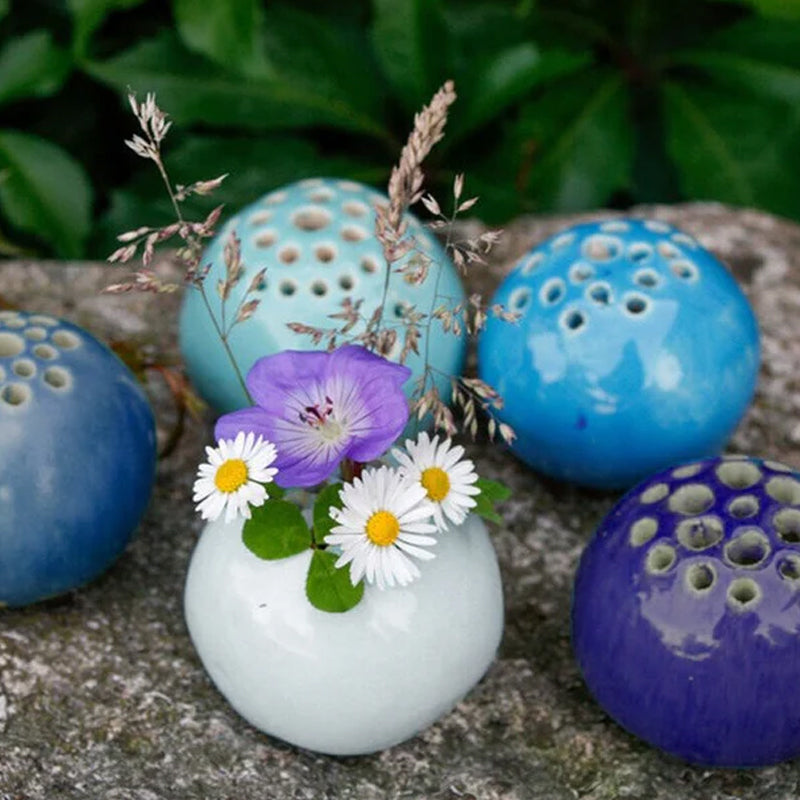 🎍The Best Containers for Flowers Kids Picked for Mom - Handmade Vase Flower Stone Table Decor