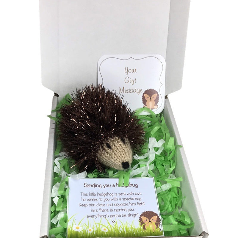 🦔Mini Knitted Hedgehog Decoration