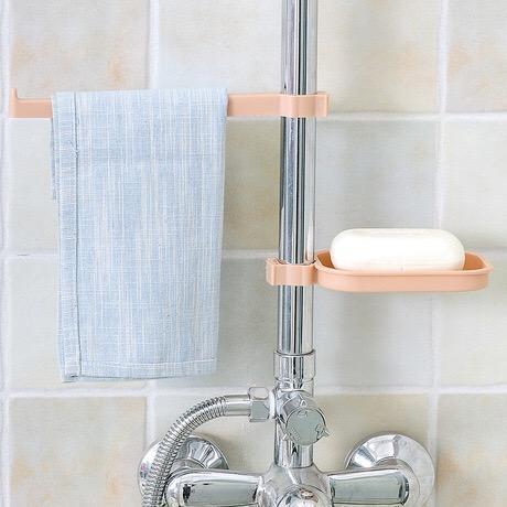 Hanging Storage Rack and Soap Holder(2 Set)