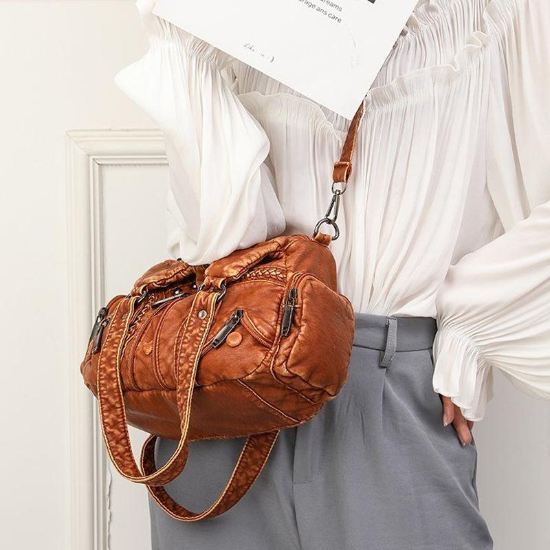 Soft PU Leather Handbag