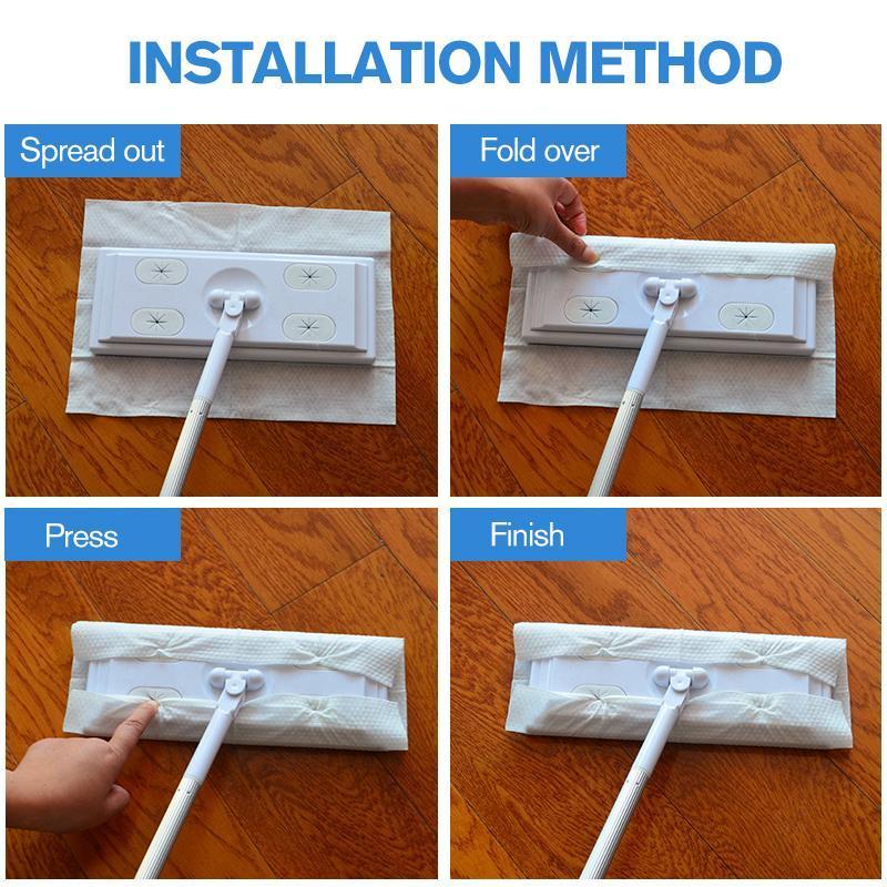 Flat Mop for Cleaning Hardwood and Floors