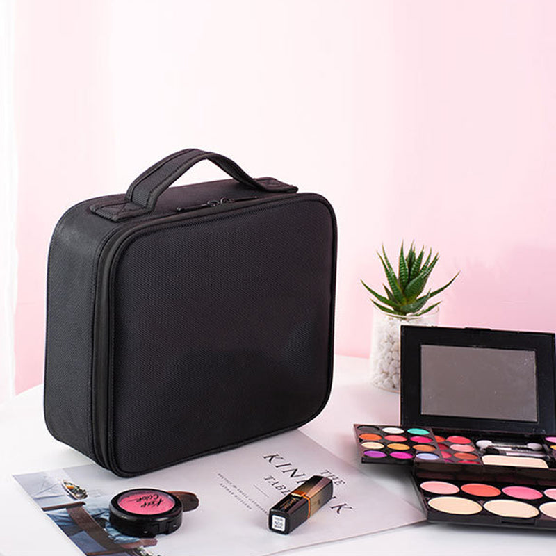 🔥hot sale🔥Makeup Cosmetic Storage Case with Adjustable Compartment