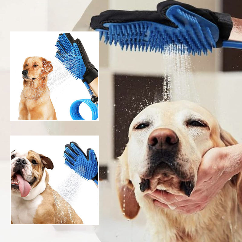 Pet Bath Glove Massager Shower Bathing Tool