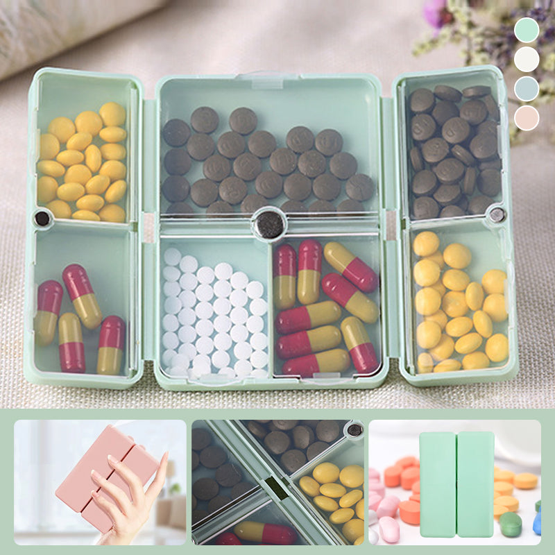 💊7 Compartments Portable Pill Case