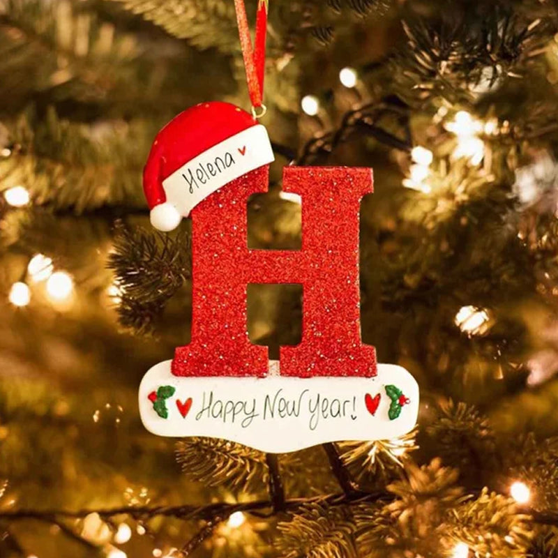 Christmas Decorative Letter Pendant